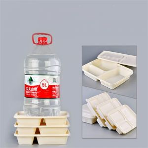Recipientes de plástico reciclables Contenedores de sopa para envases de alimentos